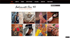 Desktop Screenshot of fashionistaover40.com